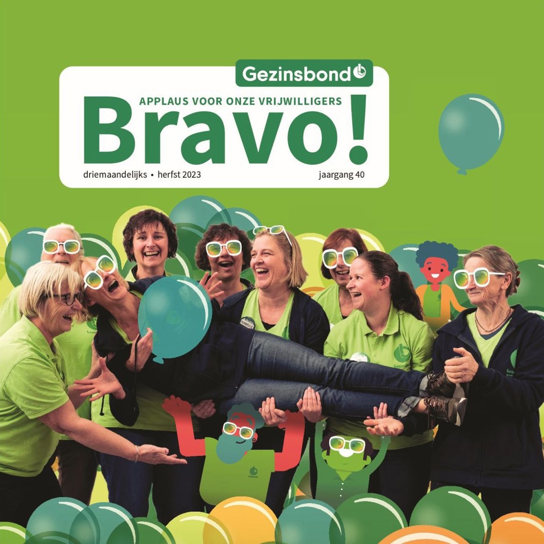 Gezinsbond Magazine BRAVO vrijwilligers