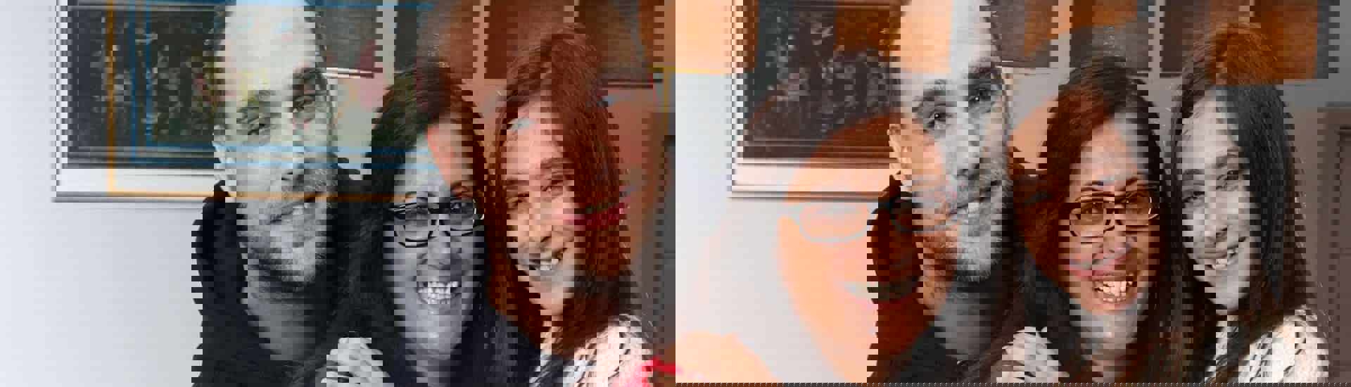 Gemengde relatie Tom en Rukhsana met dochter